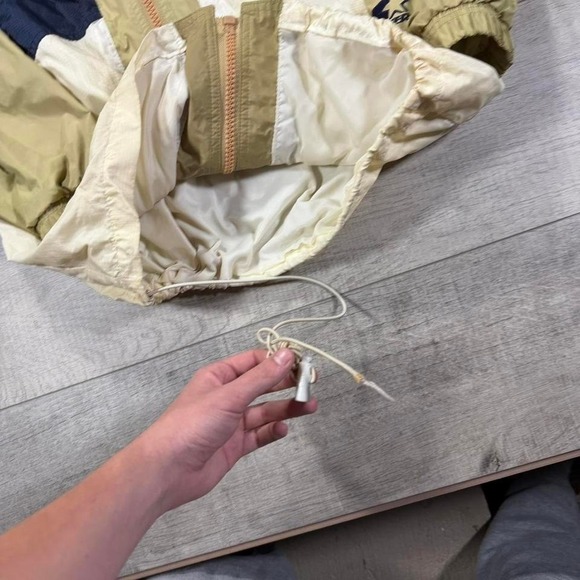 Vintage 2000s Notre Dame starter navy and cream zip up jacket Size L - Picture 5 of 6